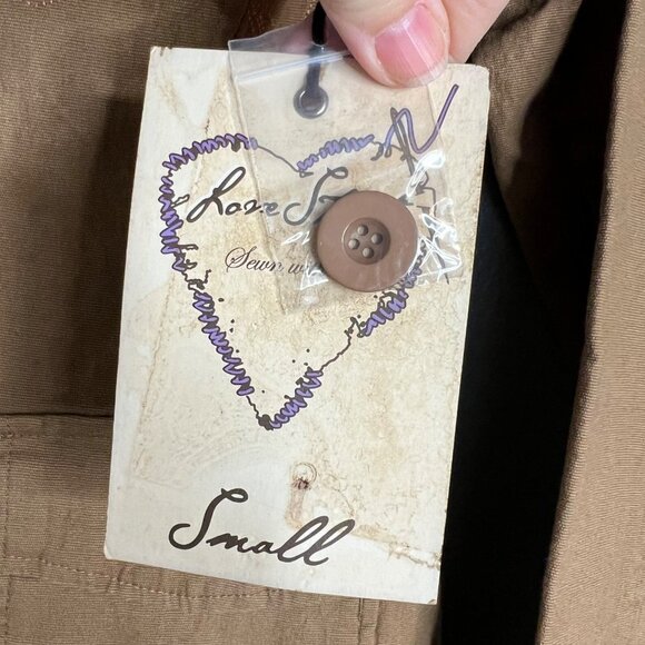 NWT Lovestitch Boho Embroidered Blazer Jacket Tan Small - Picture 3 of 10